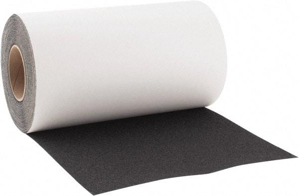 NMC - Black Solid Color Anti-Slip Vinyl Tape - 12" Wide x 60' Long x 0.05" Thick, Heavy/High Traffic - Apex Tool & Supply