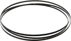 Disston - 6 TPI, 6' 8" Long x 1/4" Wide x 0.025" Thick, Welded Band Saw Blade - Carbon Steel, Toothed Edge, Raker Tooth Set, Flexible Back, Contour Cutting - Apex Tool & Supply
