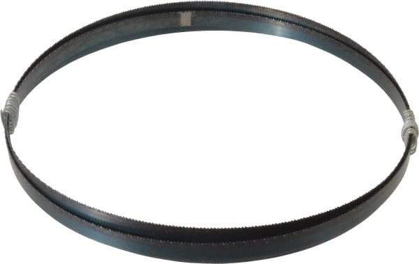 Disston - 14 TPI, 7' 9" Long x 1/2" Wide x 0.025" Thick, Welded Band Saw Blade - Carbon Steel, Toothed Edge, Raker Tooth Set, Flexible Back, Contour Cutting - Apex Tool & Supply