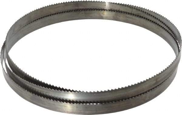 Disston - 6 TPI, 7' 9" Long x 3/4" Wide x 0.032" Thick, Welded Band Saw Blade - Carbon Steel, Toothed Edge, Raker Tooth Set, Flexible Back, Contour Cutting - Apex Tool & Supply