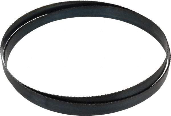 Disston - 14 TPI, 7' 9" Long x 3/4" Wide x 0.032" Thick, Welded Band Saw Blade - Carbon Steel, Toothed Edge, Raker Tooth Set, Flexible Back, Contour Cutting - Apex Tool & Supply