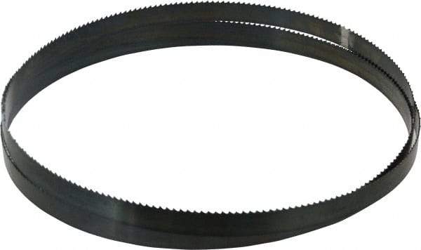Disston - 6 TPI, 9' Long x 3/4" Wide x 0.032" Thick, Welded Band Saw Blade - Carbon Steel, Toothed Edge, Raker Tooth Set, Flexible Back, Contour Cutting - Apex Tool & Supply