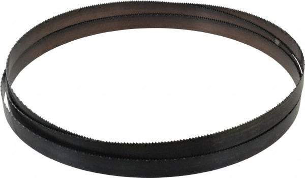 Disston - 10 TPI, 9' Long x 3/4" Wide x 0.032" Thick, Welded Band Saw Blade - Carbon Steel, Toothed Edge, Raker Tooth Set, Flexible Back, Contour Cutting - Apex Tool & Supply