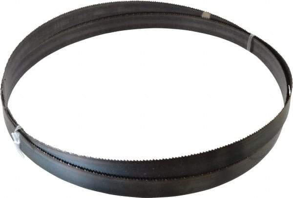 Disston - 8 TPI, 11' Long x 1" Wide x 0.035" Thick, Welded Band Saw Blade - Carbon Steel, Toothed Edge, Raker Tooth Set, Flexible Back, Contour Cutting - Apex Tool & Supply