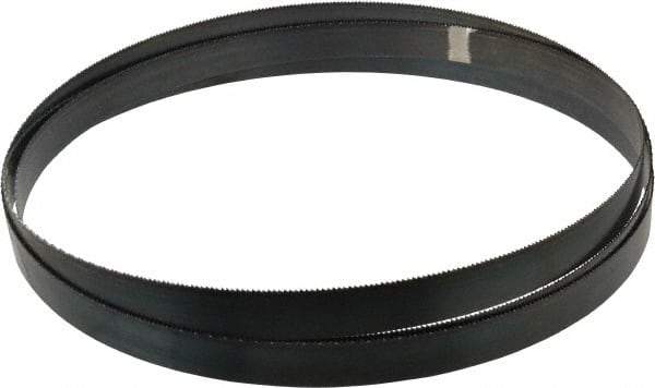 Disston - 10 TPI, 11' 6" Long x 1" Wide x 0.035" Thick, Welded Band Saw Blade - Carbon Steel, Toothed Edge, Raker Tooth Set, Flexible Back, Contour Cutting - Apex Tool & Supply