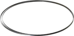 Disston - 6 TPI, 12' 6" Long x 1/4" Wide x 0.025" Thick, Welded Band Saw Blade - Carbon Steel, Toothed Edge, Raker Tooth Set, Flexible Back, Contour Cutting - Apex Tool & Supply