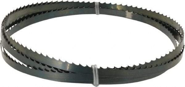 Disston - 3 TPI, 12' 6" Long x 1/2" Wide x 0.025" Thick, Welded Band Saw Blade - Carbon Steel, Toothed Edge, Raker Tooth Set, Flexible Back, Contour Cutting - Apex Tool & Supply