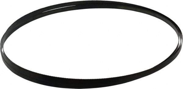Disston - 18 TPI, 12' 6" Long x 1/2" Wide x 0.025" Thick, Welded Band Saw Blade - Carbon Steel, Toothed Edge, Raker Tooth Set, Flexible Back, Contour Cutting - Apex Tool & Supply