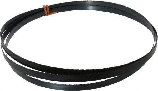Disston - 10 TPI, 12' 6" Long x 3/4" Wide x 0.032" Thick, Welded Band Saw Blade - Carbon Steel, Toothed Edge, Raker Tooth Set, Flexible Back, Contour Cutting - Apex Tool & Supply