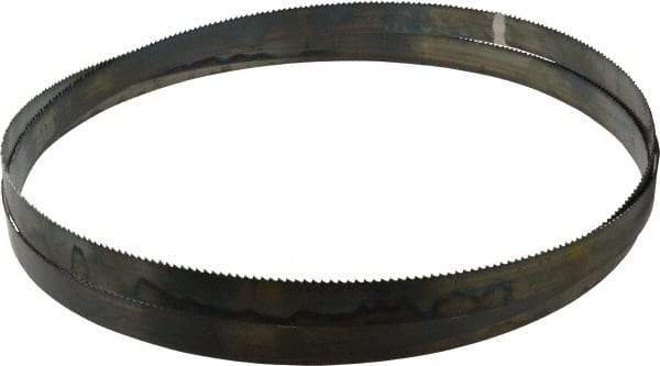 Disston - 6 TPI, 12' 6" Long x 1" Wide x 0.035" Thick, Welded Band Saw Blade - Carbon Steel, Toothed Edge, Raker Tooth Set, Flexible Back, Contour Cutting - Apex Tool & Supply