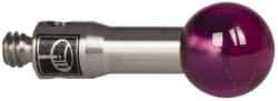 Renishaw - 0.1969 Inch Ball Diameter, Stainless Steel Stem, M2 Thread, Ruby Point Ball Tip CMM Stylus - 0.3937 Inch Working Length, 0.0984 Inch Stem Diameter, 0.3937 Inch Overall Length - Apex Tool & Supply