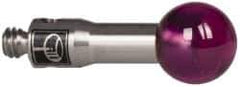 Renishaw - 0.1969 Inch Ball Diameter, Stainless Steel Stem, M2 Thread, Ruby Point Ball Tip CMM Stylus - 0.3937 Inch Working Length, 0.0984 Inch Stem Diameter, 0.3937 Inch Overall Length - Apex Tool & Supply