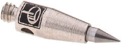 Renishaw - 1.4 mm Ball Diameter, Stainless Steel Stem, M2 Thread, Carbide Point Needle Tip CMM Stylus - 0.3937 Inch Overall Length - Apex Tool & Supply