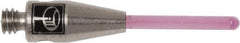 Renishaw - 0.0394 Inch Ball Diameter, Stainless Steel Stem, M2 Thread, Ruby Point Ball Tip CMM Stylus - 0.315 Inch Working Length, 0.5906 Inch Overall Length - Apex Tool & Supply