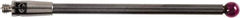 Renishaw - 0.1181 Inch Ball Diameter, Carbide Stem, M2 Thread, Ruby Point Ball Tip CMM Stylus - 1.4567 Inch Working Length, 0.0787 Inch Stem Diameter, 1.5748 Inch Overall Length - Apex Tool & Supply