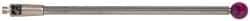 Renishaw - 0.1575 Inch Ball Diameter, Carbide Stem, M2 Thread, Ruby Point Ball Tip CMM Stylus - 1.9685 Inch Working Length, 0.0787 Inch Stem Diameter, 1.9685 Inch Overall Length - Apex Tool & Supply