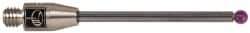 Renishaw - 0.0787 Inch Ball Diameter, Carbide Stem, M3 Thread, Ruby Point Ball Tip CMM Stylus - 0.8976 Inch Working Length, 0.0591 Inch Stem Diameter, 1.1811 Inch Overall Length - Apex Tool & Supply