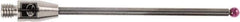 Renishaw - 0.0787 Inch Ball Diameter, Carbide Stem, M3 Thread, Ruby Point Ball Tip CMM Stylus - 1.2795 Inch Working Length, 0.0591 Inch Stem Diameter, 1.5748 Inch Overall Length - Apex Tool & Supply
