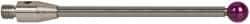 Renishaw - 0.1969 Inch Ball Diameter, Carbide Stem, M2 Thread, Ruby Point Ball Tip CMM Stylus - 1.9685 Inch Working Length, 0.0984 Inch Stem Diameter, 1.9685 Inch Overall Length - Apex Tool & Supply