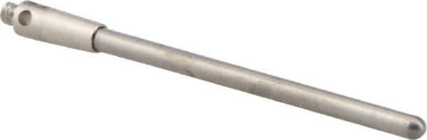 Renishaw - 0.08 Inch Ball Diameter, Stainless Steel Stem, M2 Thread, Carbide Point Ball Tip CMM Stylus - 1.26 Inch Working Length, 1.5748 Inch Overall Length - Apex Tool & Supply