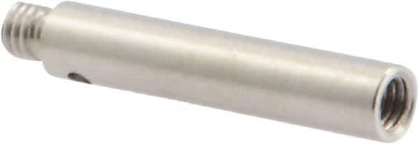 Renishaw - M3 Female and Male Connection, 0.1575 Inch Stem Diameter, Stainless Steel, CMM Stylus Extension - 0.7874 Inch Overall Length, For Use with M3 Threaded Stylus Range - Apex Tool & Supply