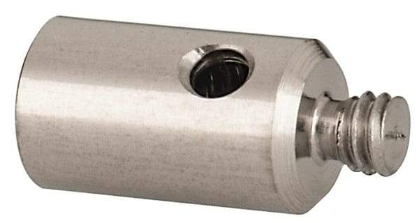 Renishaw - M3 Female, M2 Male, Stainless Steel, CMM Thread Adapter - 0.2756 Inch Long - Apex Tool & Supply