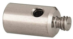 Renishaw - M3 Female, M2 Male, Stainless Steel, CMM Thread Adapter - 0.2756 Inch Long - Apex Tool & Supply