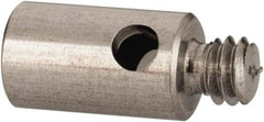 Renishaw - M2 Female and Male Connection, 0.1181 Inch Stem Diameter, Stainless Steel, CMM Stylus Extension - 0.1969 Inch Overall Length, For Use with M2 Threaded Stylus Range - Apex Tool & Supply