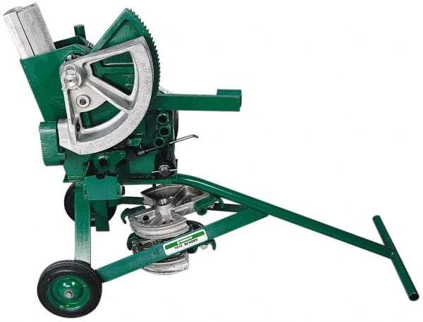 Greenlee - Mechanical Conduit Bender - 1-1/2" Rigid Capacity, Bends EMT, Rigid, IMC, Aluminum - Apex Tool & Supply