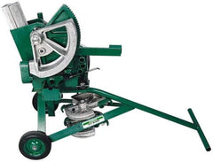 Greenlee - Mechanical Conduit Bender - 1-1/2" Rigid Capacity, Bends EMT, Rigid, IMC, Aluminum - Apex Tool & Supply