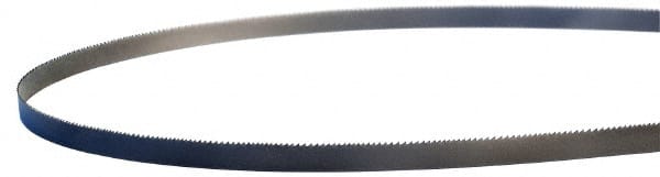 Welded Bandsaw Blade: 3' 10″ Long, 0.02″ Thick, 24 TPI Bi-Metal, Toothed Edge