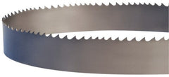 Welded Bandsaw Blade: 12' Long, 0.042″ Thick, 3 to 4 TPI Bi-Metal, Toothed Edge