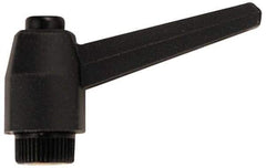 Jergens - 1/4-20, 0.6" Hub Diam, Glass Fiber Reinforced Technopolymer Adjustable Clamping Handle - Apex Tool & Supply