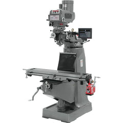 Jet - 9 x 49" 3 hp 230/460V Variable Speed Pulley Control 3 Phase Knee Milling Machine - Apex Tool & Supply