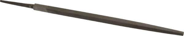 Value Collection - 10" Long, Smooth Cut, Square American-Pattern File - Tang - Apex Tool & Supply