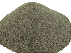 Made in USA - Fine Grade Angular Aluminum Oxide - 320 Grit, 9 Max Hardness, 50 Lb Box - Apex Tool & Supply