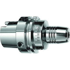 Schunk - HSK63A Taper Shank, 1/2" Hole Diam, Hydraulic Tool Holder/Chuck - 27.7mm Nose Diam, 101.6mm Projection, 46mm Clamp Depth, 25,000 RPM, Through Coolant - Exact Industrial Supply
