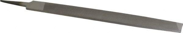Value Collection - 14" Long, Bastard Cut, Lathe American-Pattern File - Single Cut, 5/16" Overall Thickness, Tang - Apex Tool & Supply