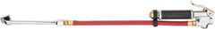 Acme - 120 Max psi Open Check Zinc Inflator Gauge - Dual Foot Chuck, 1/4 FPT, 10 to 120 psi Pressure Range - Apex Tool & Supply