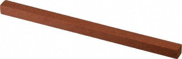 Norton - 4" Long x 1/4" Wide x 1/4" Thick, Aluminum Oxide Sharpening Stone - Square - Apex Tool & Supply
