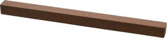 Norton - 4" Long x 1/4" Wide x 1/4" Thick, Aluminum Oxide Sharpening Stone - Square - Apex Tool & Supply
