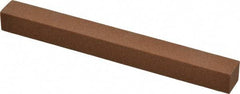 Norton - 4" Long x 3/8" Wide x 3/8" Thick, Aluminum Oxide Sharpening Stone - Square - Apex Tool & Supply