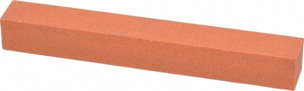 Norton - 4" Long x 1/2" Wide x 1/2" Thick, Aluminum Oxide Sharpening Stone - Square - Apex Tool & Supply