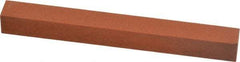 Norton - 4" Long x 3/8" Wide x 3/8" Thick, Aluminum Oxide Sharpening Stone - Square - Apex Tool & Supply
