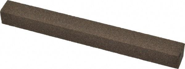 Norton - 4" Long x 3/8" Wide x 3/8" Thick, Aluminum Oxide Sharpening Stone - Square - Apex Tool & Supply