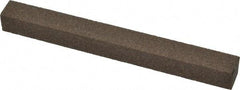 Norton - 4" Long x 3/8" Wide x 3/8" Thick, Aluminum Oxide Sharpening Stone - Square - Apex Tool & Supply