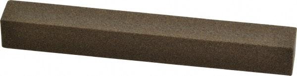 Norton - 4" Long x 1/2" Wide x 1/2" Thick, Aluminum Oxide Sharpening Stone - Square - Apex Tool & Supply