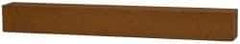 Norton - 6" Long x 3/4" Wide x 3/4" Thick, Aluminum Oxide Sharpening Stone - Square, Medium Grade - Apex Tool & Supply