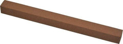 Norton - 6" Long x 1/2" Wide x 1/2" Thick, Aluminum Oxide Sharpening Stone - Square, Medium Grade - Apex Tool & Supply