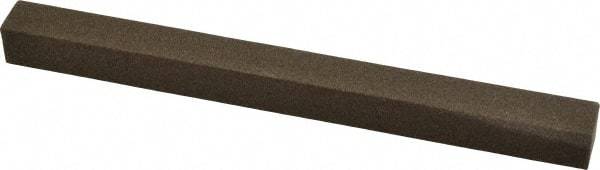 Norton - 6" Long x 1/2" Wide x 1/2" Thick, Aluminum Oxide Sharpening Stone - Square, Coarse Grade - Apex Tool & Supply